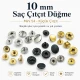 10 mm Snap Fasteners 16L / 25/64" VT2 Snap Fasteners C0006 for wallets, card holders, and small bags
