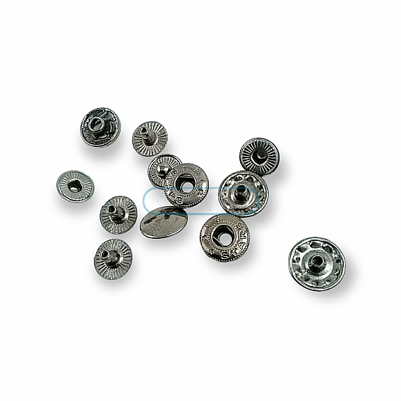 Snap Fasteners 54 System 12.5 mm 20L / 1/2" Slightly Convex Stainless Snap Fasteners C0023