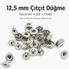 Çıtçıt Düğme 12,5 mm 54 Sistem Saç Çıtçıt Düğme 144 Adet / Paket C0008