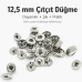 12.5 mm 54 System Sheet Metal Snap Button 144 Pieces / Pack C0008