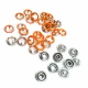 9,5 mm Renkli Delikli Klikıt Çıtçıt C0012
