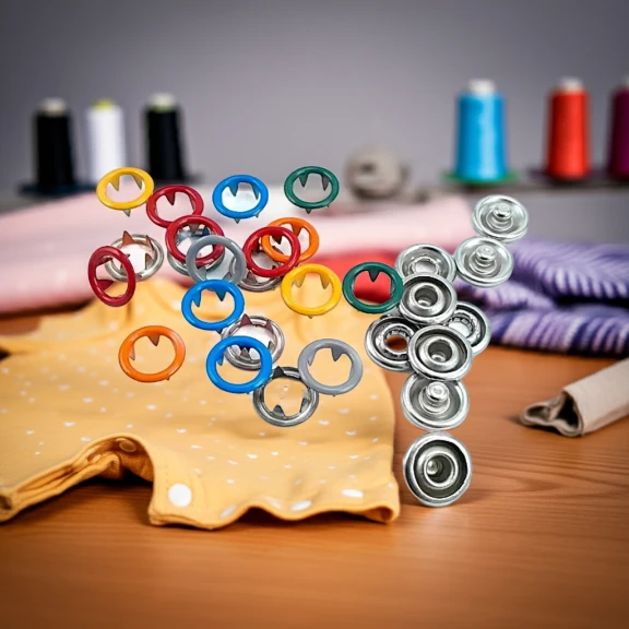 9,5 mm Renkli Delikli Klikıt Çıtçıt C0012