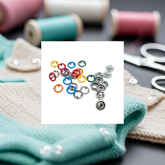 9,5 mm Renkli Delikli Klikıt Çıtçıt C0012