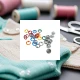 9,5 mm Renkli Delikli Klikıt Çıtçıt C0012