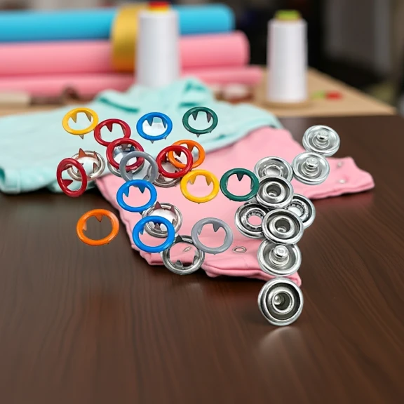 9,5 mm Renkli Delikli Klikıt Çıtçıt C0012