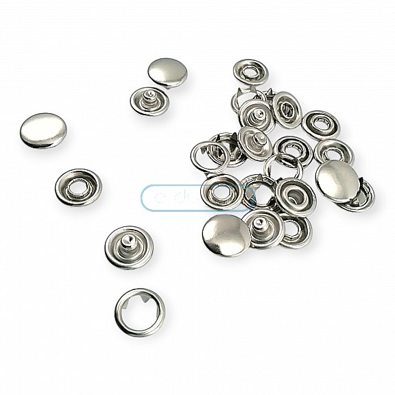 9,5 mm Prong Snaps Fastener Baby Snap Buttons Stainless C0013