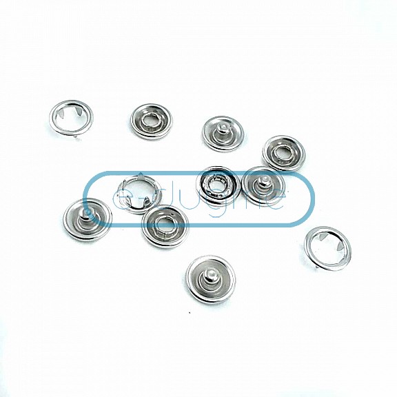 9,5 mm Prong Snaps Fastener Baby Snap Buttons Stainless C0013