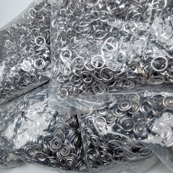 9,5 mm Prong Snaps Fastener 720 Pcs/Pck Baby Snap Buttons 3/8" Stainless C0013