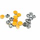 9.5 mm Dyed  Prong Snap Fantenrs With Cap Stainless Buttons C0014