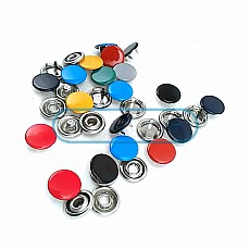 9.5 mm Dyed  Prong Snap Fantenrs 3/8" With Cap Stainless Buttons C0014 