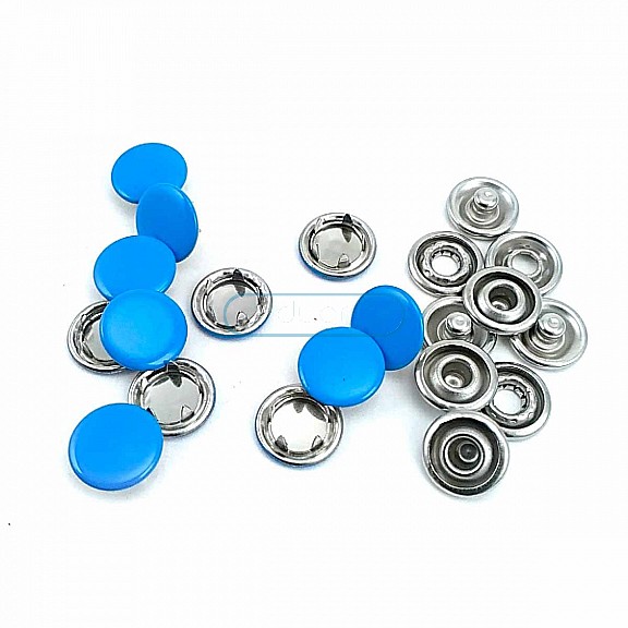 9.5 mm Dyed  Prong Snap Fantenrs With Cap Stainless Buttons C0014