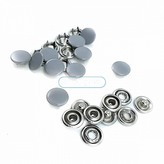 9.5 mm Dyed  Prong Snap Fantenrs With Cap Stainless Buttons C0014