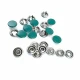 9.5 mm Dyed  Prong Snap Fantenrs With Cap Stainless Buttons C0014