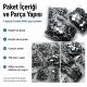 9,5 mm Bebe Çıt Çıt Kapaklı Paslanmaz Klikıt Çıtçıt 720 Adet/Paket C0014P - Paslanmaz metalden üretilmiş, bebek giyiminde