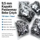 9,5 mm Bebe Çıt Çıt Kapaklı Paslanmaz Klikıt Çıtçıt 720 Adet/Paket C0014P - Paslanmaz metalden üretilmiş, bebek giyiminde
