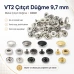 VT2 Çıtçıt Düğme 10 mm Metal Cüzdan Çıtçıtı 144 Adet / Paket C0021