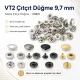 VT2 Çıtçıt Düğme 10 mm Metal Cüzdan Çıtçıtı 144 Adet / Paket C0021