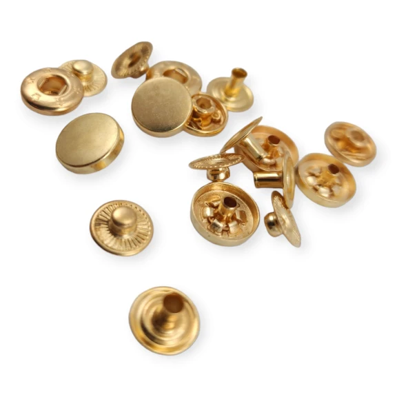 Çıtçıt Düğme 12,5 mm Para Tipi Metal Çıtçıt Düğme (250 adet/pkt) KC0001