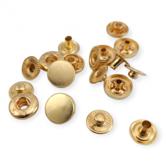 Snap Button 12.5 mm 1/2" Coin Type Metal Snap Button KC0001