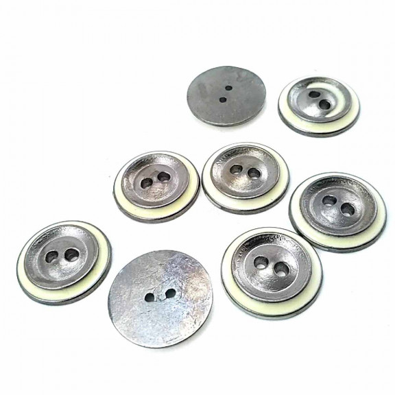Mineli İki Delikli Düğme 16 mm - 26 Boy D 0014
