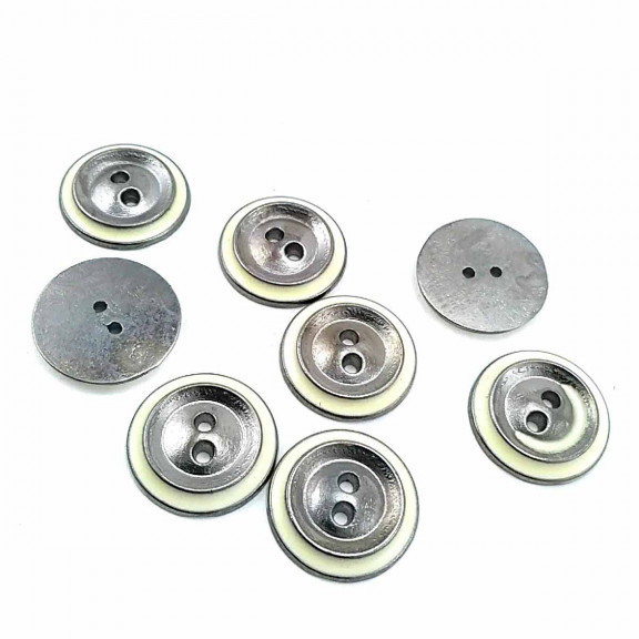 Mineli İki Delikli Düğme 16 mm - 26 Boy D 0014