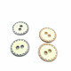 22 mm - 35 Boy Kenarları Zikzak Desenli  Mineli 2 Dikme Düğme D 0018