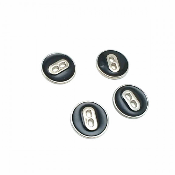 Mineli İki Delikli Sade Düğme 17 mm - 27 Boy D 0021