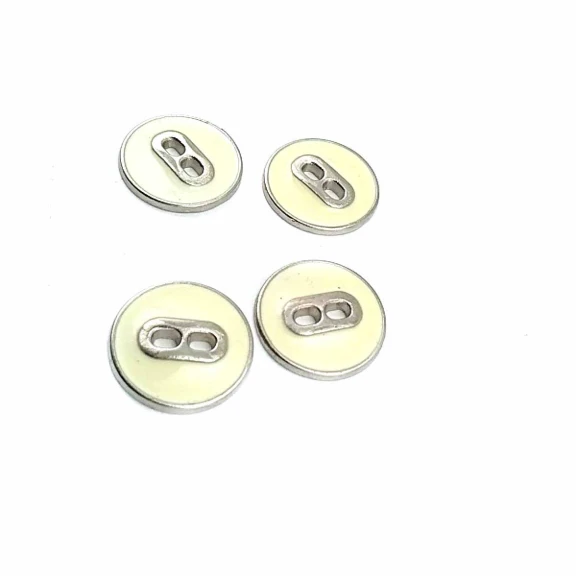 Mineli İki Delikli Sade Düğme 17 mm - 27 Boy D 0021