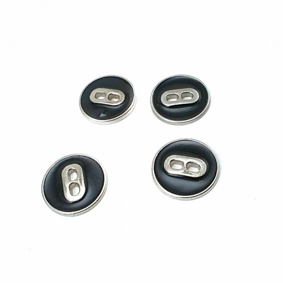 Mineli İki Delikli Sade Düğme 17 mm - 27 Boy D 0021