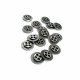 Metal Dört Delikli Düğme 13 mm - 21 Boy D 0026
