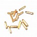 20 x 4 mm Plain Metal Tag E0003