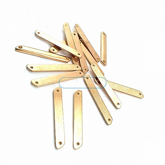 37 mm x 5 mm Sade Metal Etiket E0002