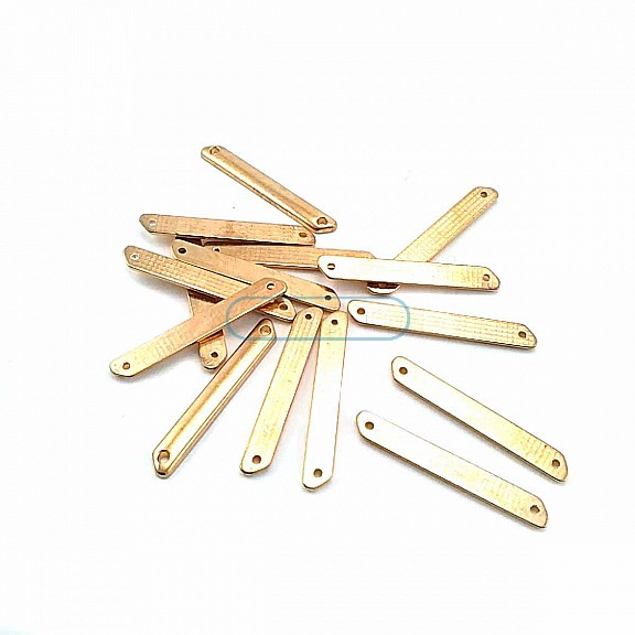 37 mm x 5 mm Sade Metal Etiket E0002