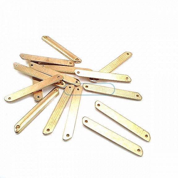 37 mm x 5 mm Sade Metal Etiket E0002
