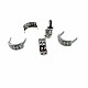 7.5 x 17.50  mm Piramit Desenli Metal Fiyonk F0003