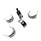 17.5 x 8.5 mm Tektaşlı Metal Fiyonk F0006