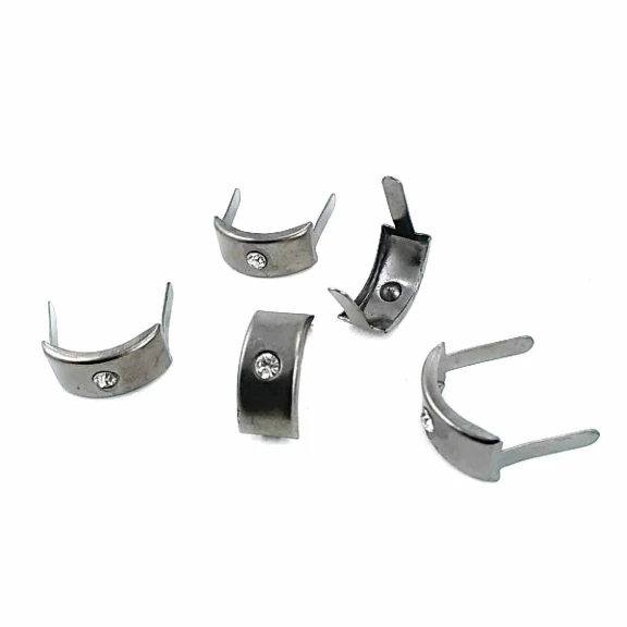 17.5 x 8.5 mm Tektaşlı Metal Fiyonk F0006