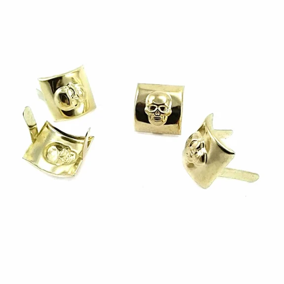 17 x 17.50  mm Kurukafa Desenli Metal Fiyonk F0007