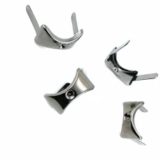 17.5 x 10 mm Stone Hole Oval Metal Bow Tie (250 Pcs / Package) F0011