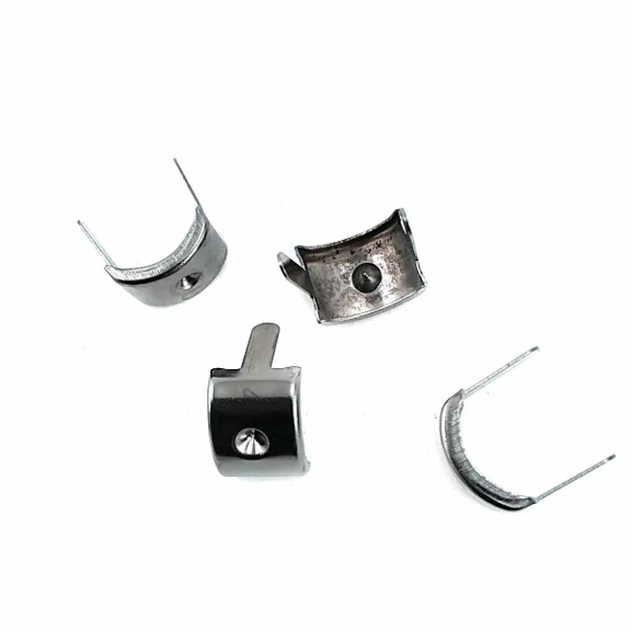 13 x 10 mm Taş Delikli Oval Metal Fiyonk F0012