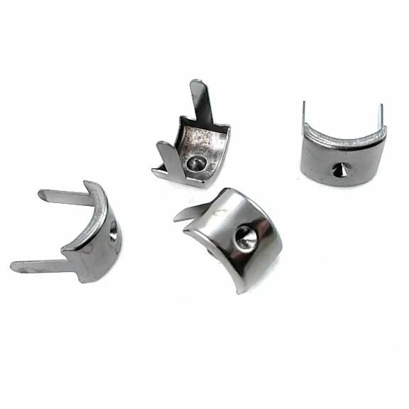 13 x 10 mm Taş Delikli Oval Metal Fiyonk F0012