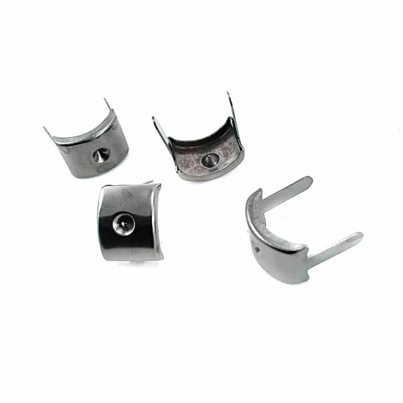 13 x 10 mm Taş Delikli Oval Metal Fiyonk F0012