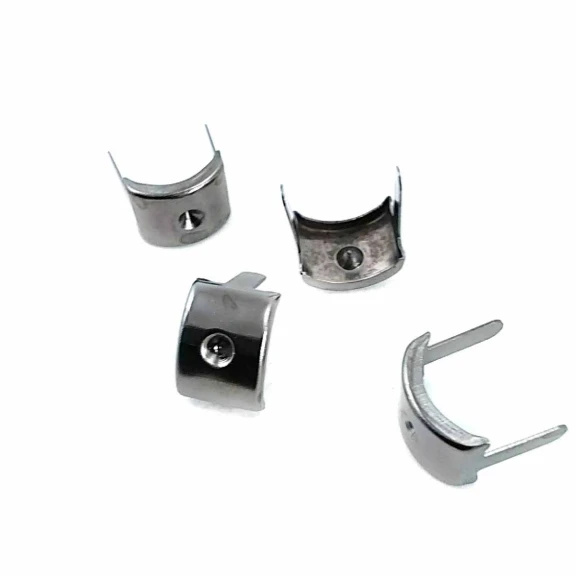 13 x 10 mm Taş Delikli Oval Metal Fiyonk F0012