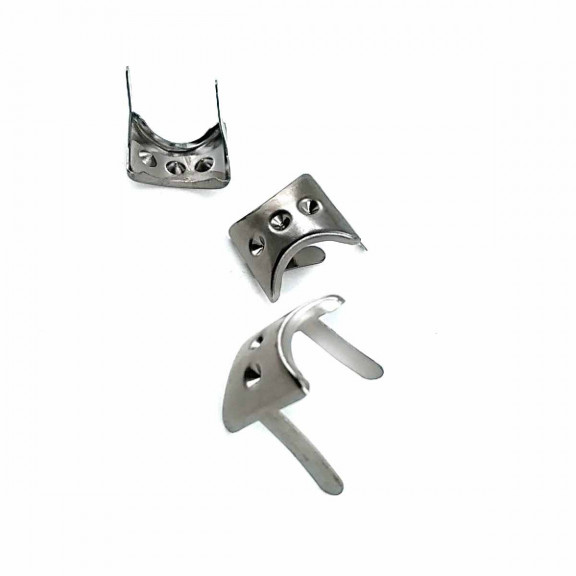 17 x 17.5 mm Üç Taşlı Oval Saç Fiyonk F0013