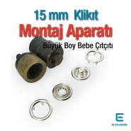 15 mm Delikli Klikıt Uygulama Kalıbı - Tırnaklı Klikıt Çakma Aparatı KLP00115