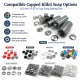 Capped Prong Snap Setting Die for 9.5 mm / 0.37 in Snap Fasteners, High-Precision Tool for Flawless Snap Installation