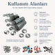 Capped Prong Snap Setting Die for 9.5 mm / 0.37 in Snap Fasteners, High-Precision Tool for Flawless Snap Installation