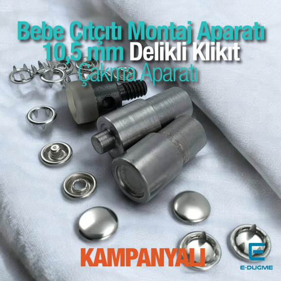 Klikıt Kalıbı - Kapaklı Klikıt 10,5 Çakma Aparatı KLP0093