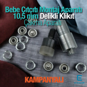 Klikıt Kalıbı - Delikli Klikıt 10,5 Çakma Aparatı KLP0094