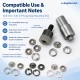 10.5mm Delikli Klikit Çıtçıt Çakma Aparatı - Tırnaklı Çıtçıt Montaj Aparatı KLP0094